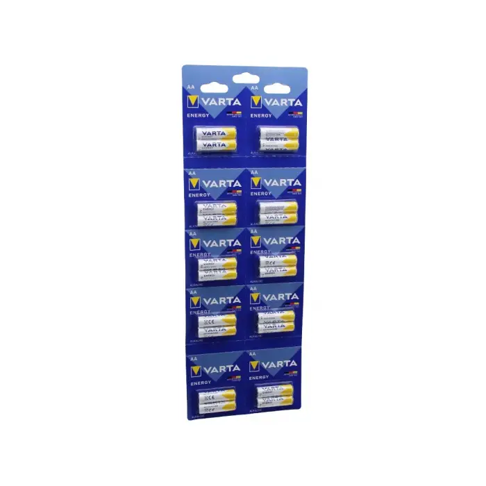 20li Kalem Pil Alkalin Paket AA Pil