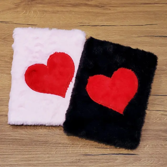 21 X 15 Cm 75 Sayfa Defter Kalpli Peluş