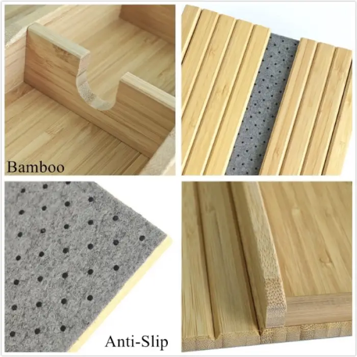 41,5 x 33,5 cm Kullanıma Uygun Katlanabilir Ahşap Kanepe Tepsisi