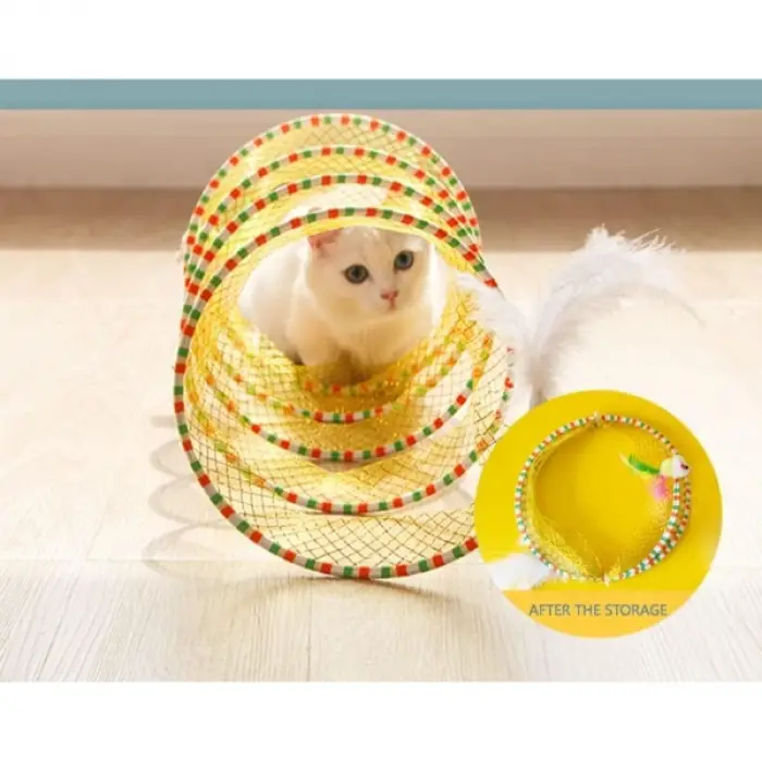 Kullanıma Uygun Katlanabilir Kedi Tüneli