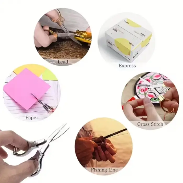 10 cm Paslanmaz çelik Plastik Katlanabilir Makas