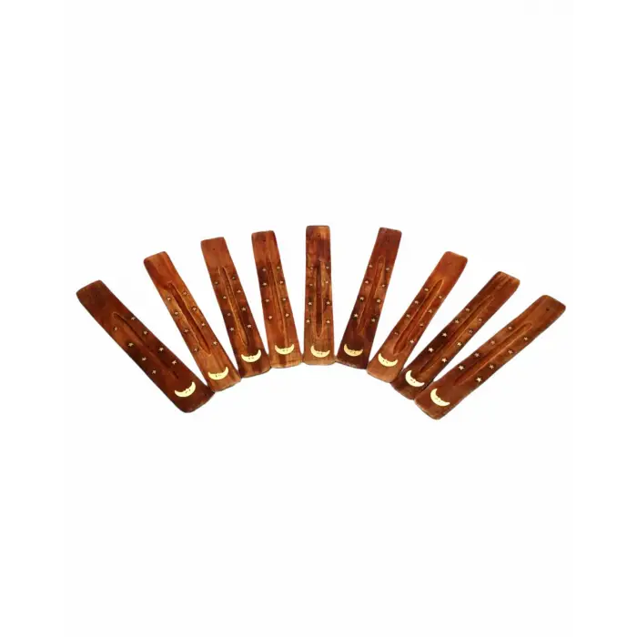 24 cm Ölçülü Kayık Tütsülük Ahşap