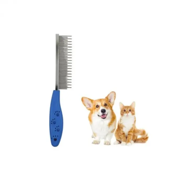 20 x 3cm 1 Adet Metal Kedi Köpek Tüy Açıcı Tarak