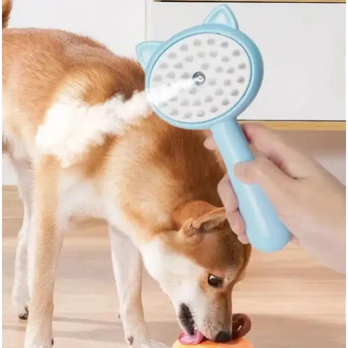 Silikon Kedi ve Köpekler İçin Buharlı Masaj Tarağı
