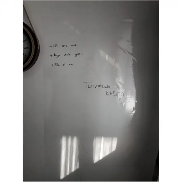 2 Metre Ölçülü Kendinden Yapışkanlı Şeffaf Tahta Filmi x 45 cm