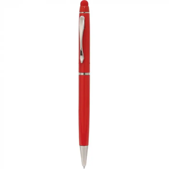 14 cm dokunmatik Kalem Kırmızı Touchpen Metal