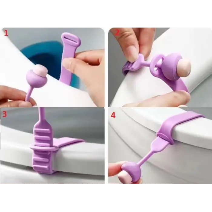 24 x 2.4 cm Kullanıma Uygun Klozet Kapağı Hijyen Aparatı