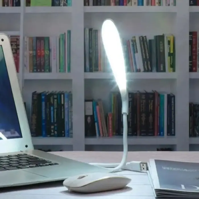 Kullanıma Uygun Kompakt USB Beyaz 14 Ledli 3 Kademeli Dokunmatik Okuma Lambası