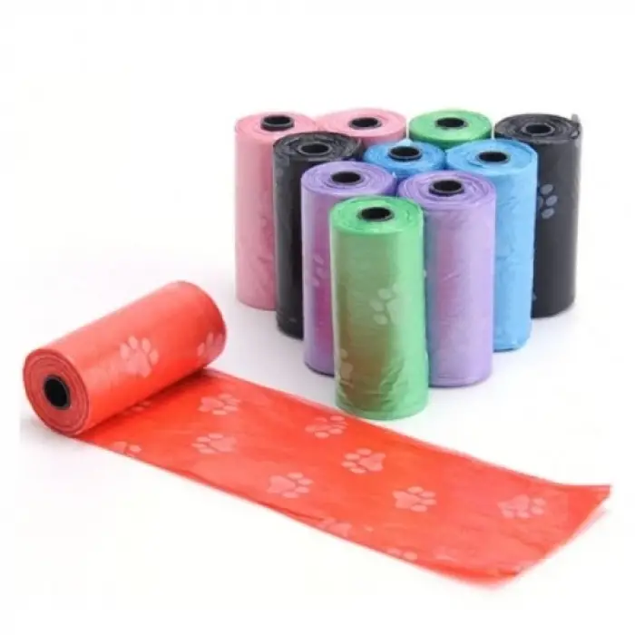 30 cm 15 adet Kullanıma Uygun Köpek Dışkı Poşeti 4lü Set