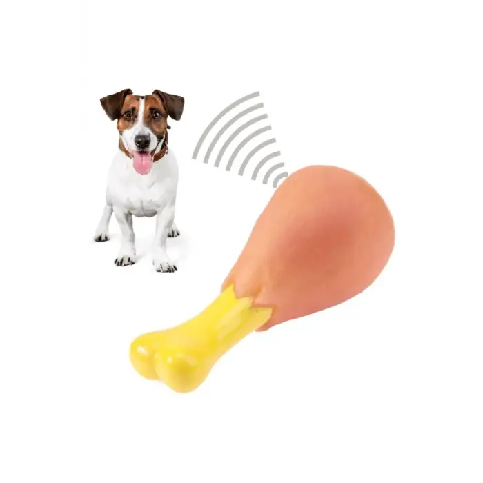 Oyuncak Köpekler İçin Sesli Tavuk Butu