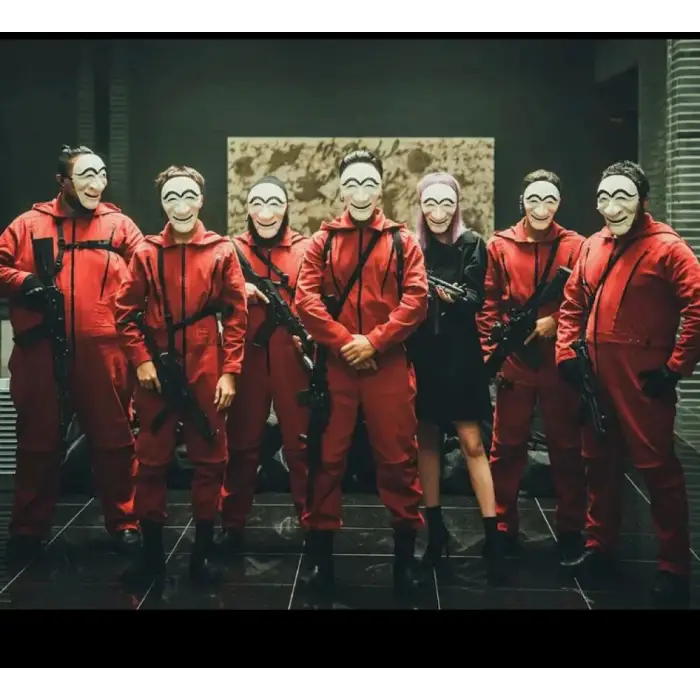 Kullanıma Uygun Koreli Hırsız Teatral Hahoe Maskesi Dali Maskesi