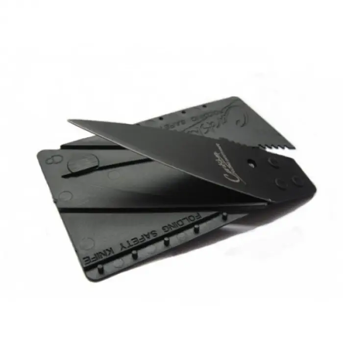 1 Adet Çelik Kredi Kartı Seklinde Bıçak Cardsharp