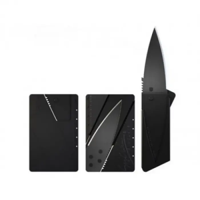 1 Adet Çelik Kredi Kartı Seklinde Bıçak Cardsharp