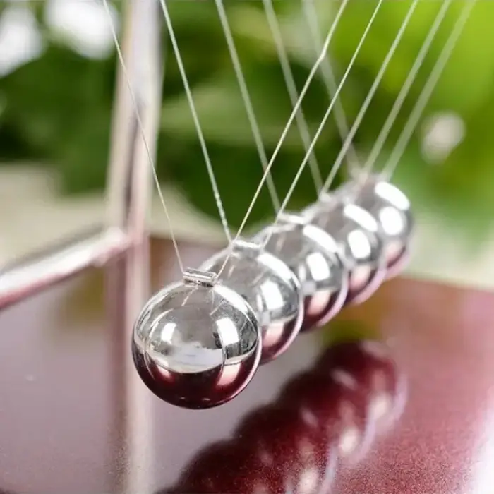Metal Küçük Newton Balans Denge Topları