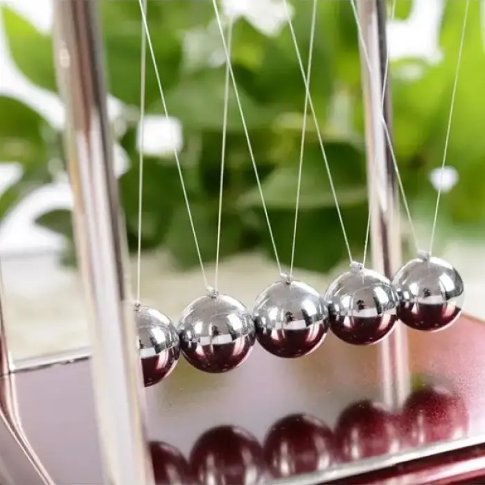 Metal Küçük Newton Balans Denge Topları