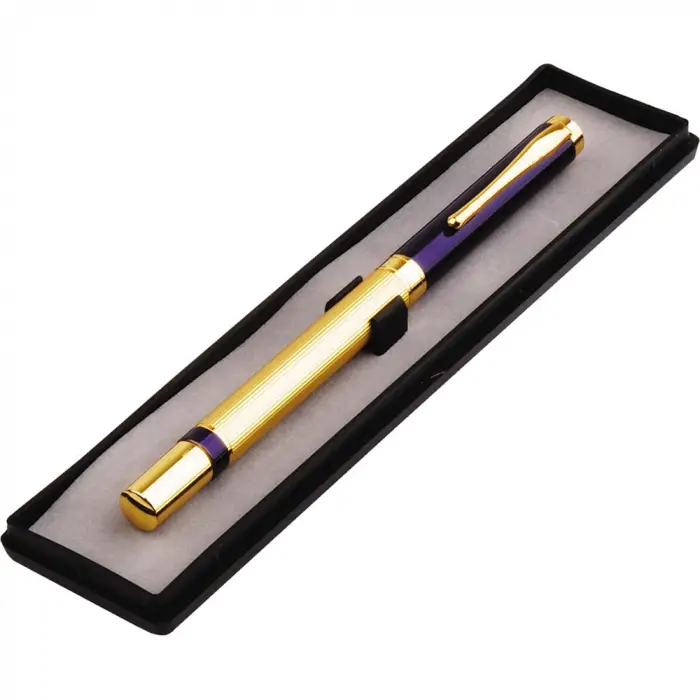 Kalem Kutulu Lacivert Gold Tasarım Roller