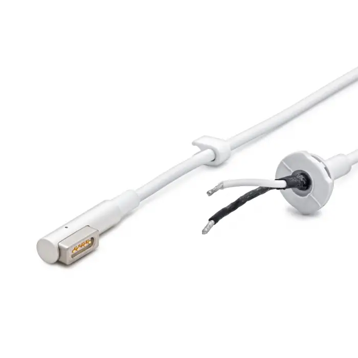 Adaptör Laptop Dc Jack Kablosu 60W L Tip Macbook Uyumlu 1.2 M Beyaz