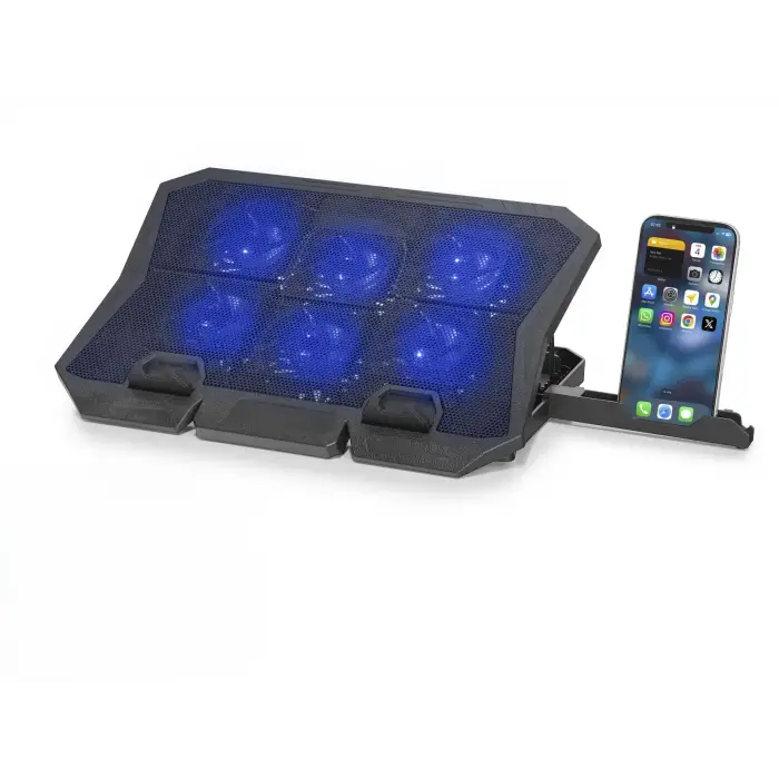 Laptop Soğutucu 6 Fan Led Siyah
