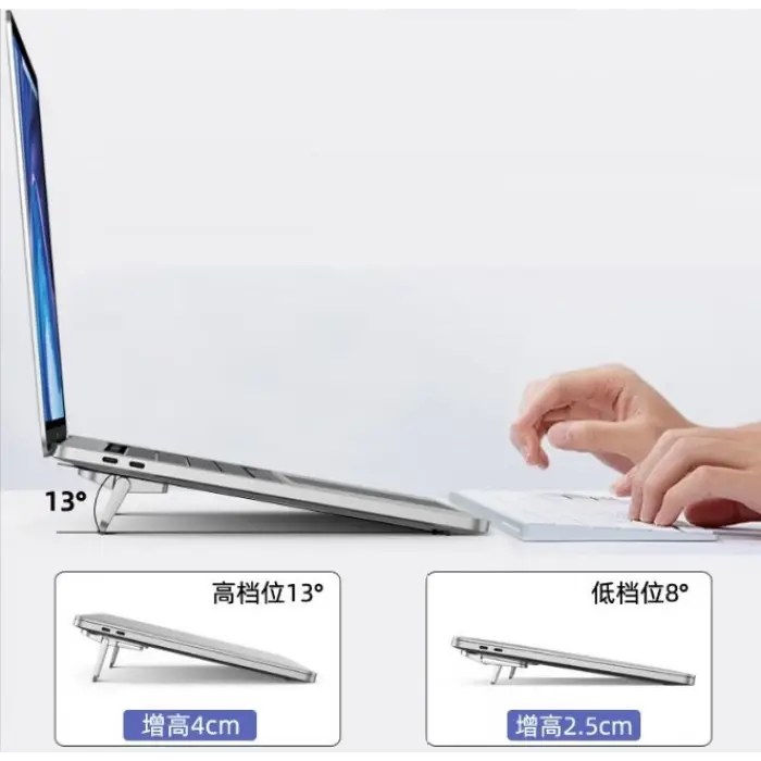 2 Adet Laptop Standı 2 Kademeli Yükseltme Ayarlı