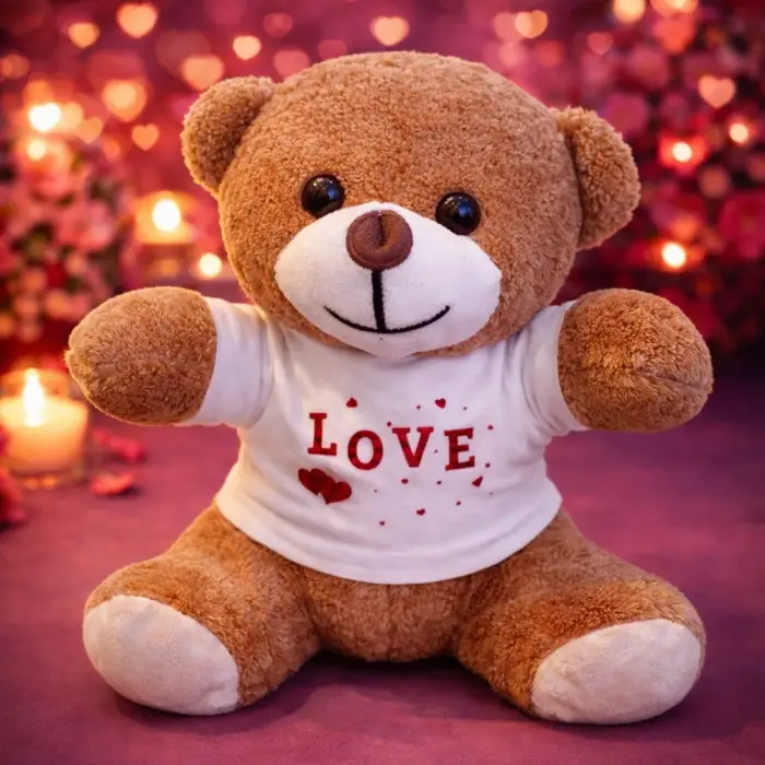 23 cm Atkılı Peluş Ayıcık Karışık Renkli