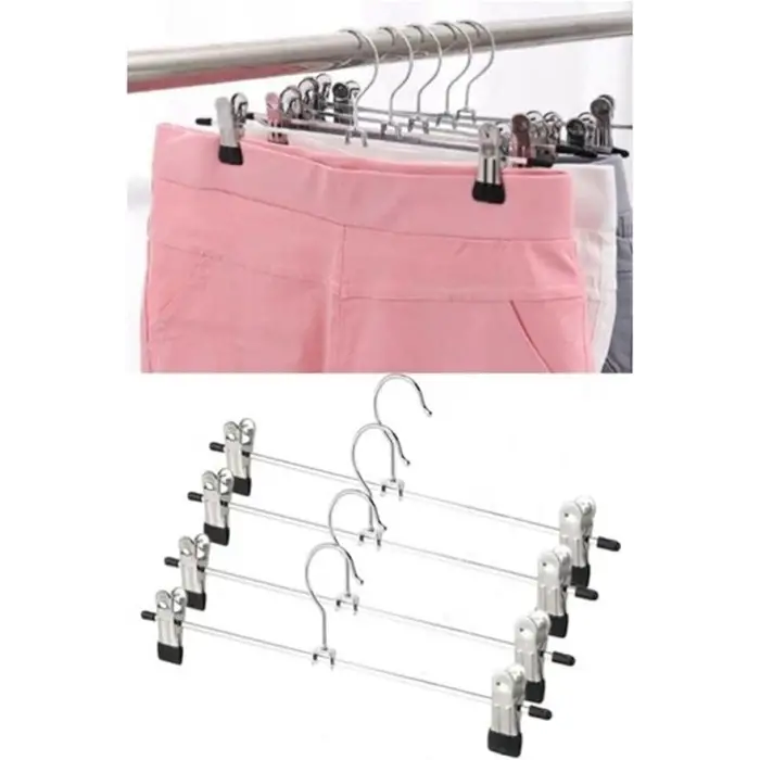 Metal 400 adet 40 cm Ölçülü Mandallı Etek Askısı