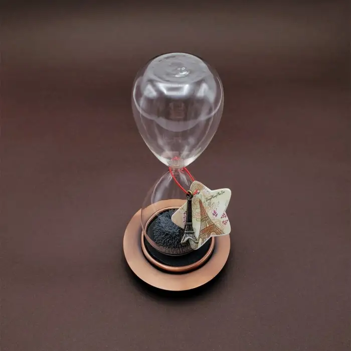 13 X 8 Cm Kum Saati Manyetik Metal
