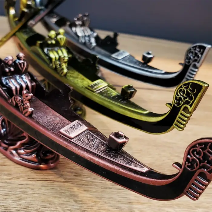 16 cm Kullanıma Uygun Metal Dekoratif Venedik Kayık