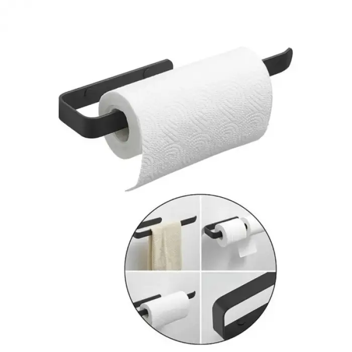 Kullanıma Uygun Metal Mat Siyah Havluluk