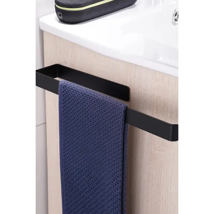 Kullanıma Uygun Metal Mat Siyah Havluluk