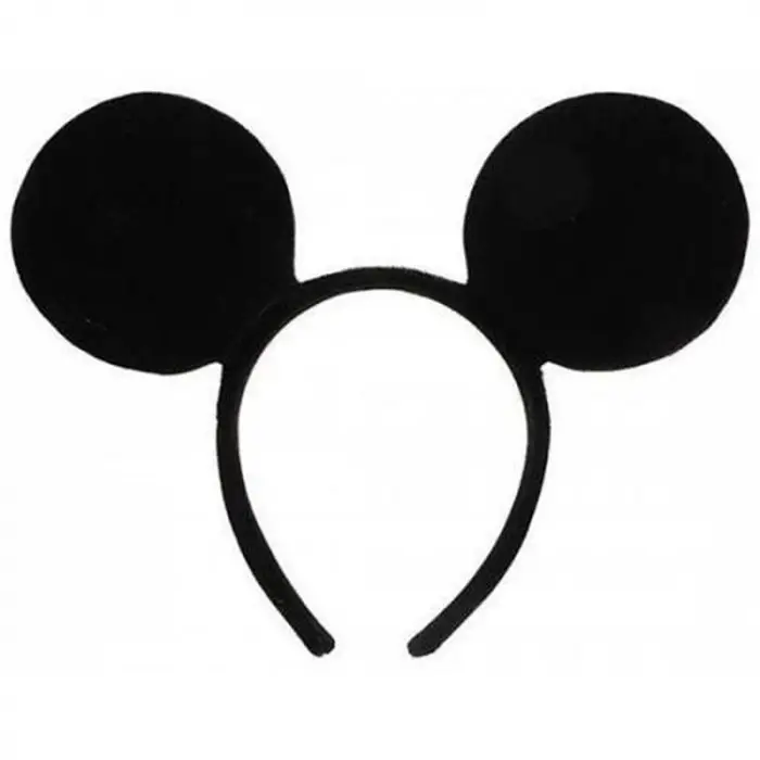 Siyah Mickey Mouse Tacı Fare Tacı