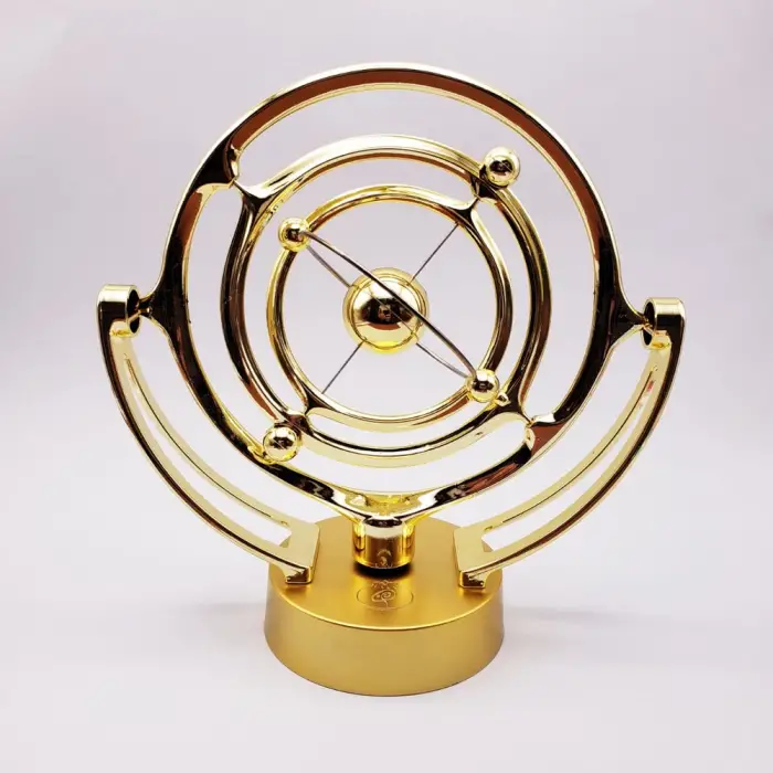 10.5 X 10.5 Cm 4 Adet Plastik Mıknatıslı Newton Balans Orbital Gold