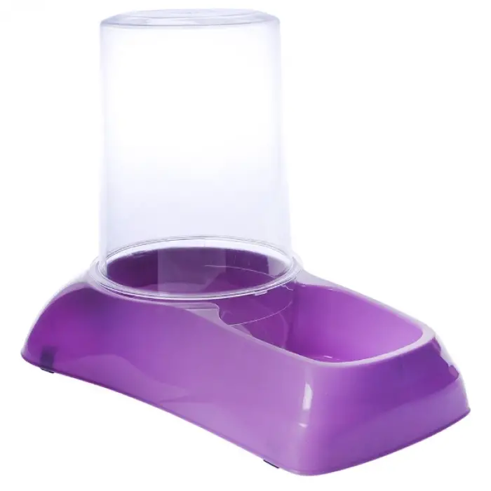 Plastik Mikopet Hazneli Su ve Mama Kabı 3 Litre