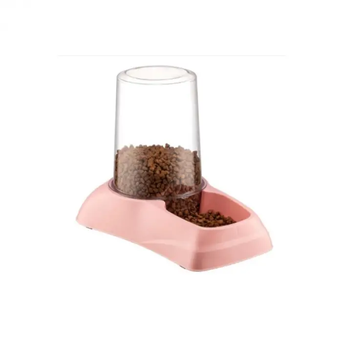 Plastik Mikopet Hazneli ve Mama Kabı 1.75 Litre