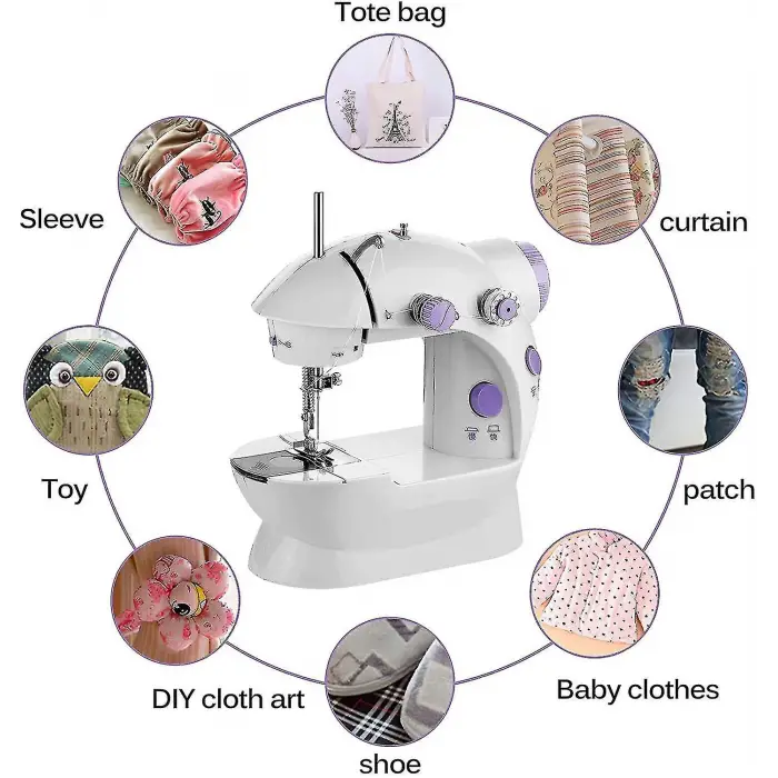 Kompakt Ev Dikiş Makinesi Pedallı Sewing Machine
