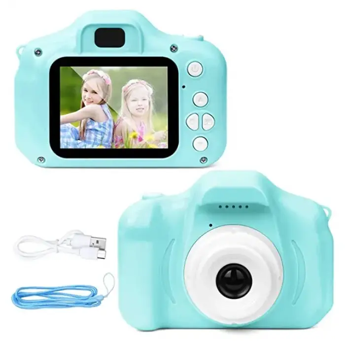 4.5cm Kompakt Kamera Fotoğraf Makinesi Mavi