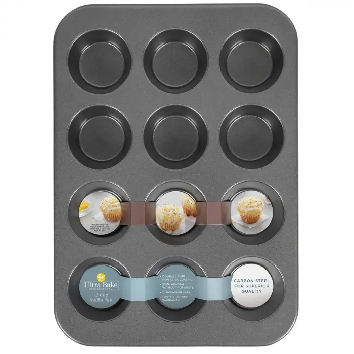 26,6 x 6 cm Metal Muffin Cupcake Kalıbı