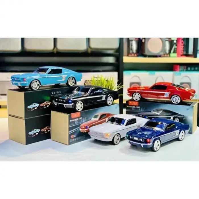 1500 mAh kablosuz Hoparlör Mustang Tasarımlı Bluetooth