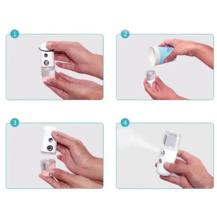 Kablosuz 1 adet Kullanıma Uygun Nano Mist Dezenfektan Püskürtücü