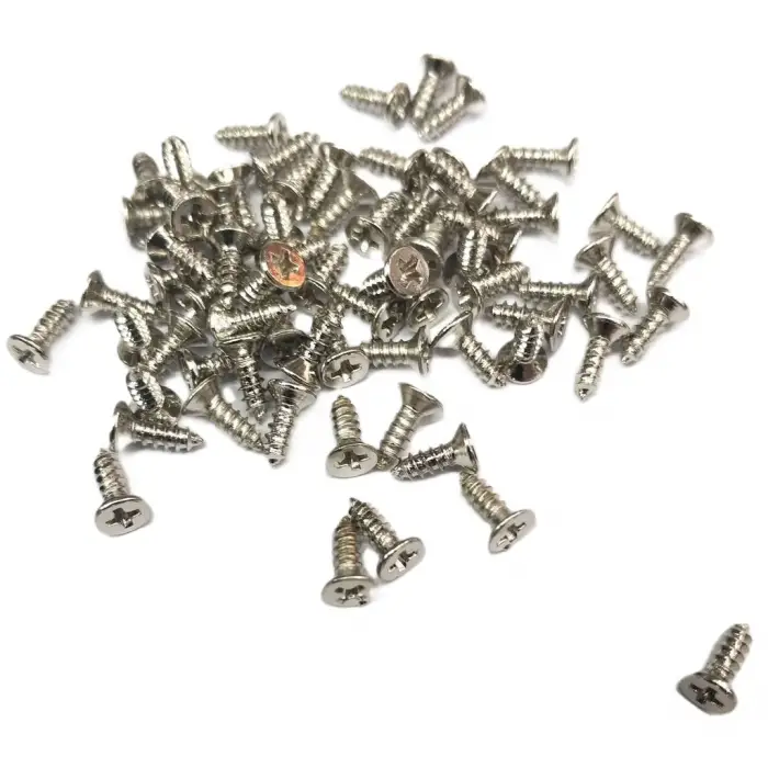 Adet Klips Vidası 2,2x6,5 mm YHB Konik Başlı Kutu, Sandık, Ayak, Askı, Mini Vida