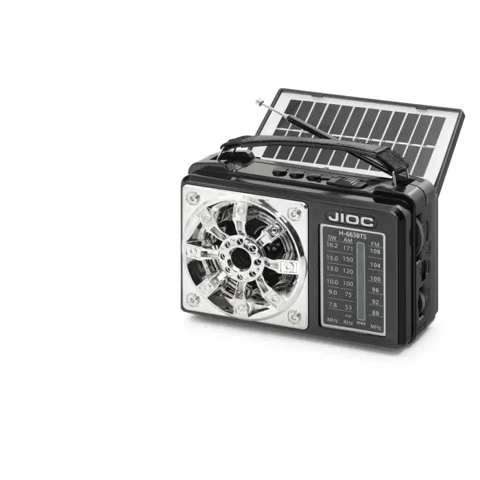 Hoparlör Nostaljik Kamp Ve Outdoor Solar Şarjli Tws Taşinabi̇li̇r H663BTS