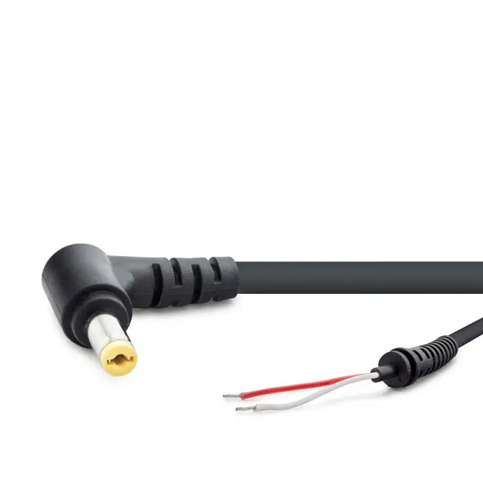 Adaptör Notebook Kablosu 5.5*1.7 L Tip Acer 30W 90W 1.2M Siyah