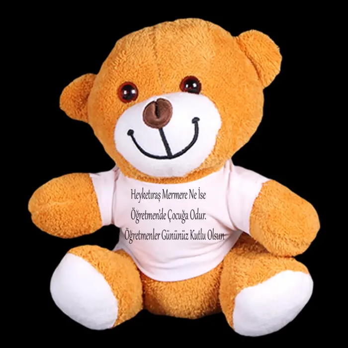 11 Cm 23 cm Atkılı Peluş Ayıcık Karışık Renkli