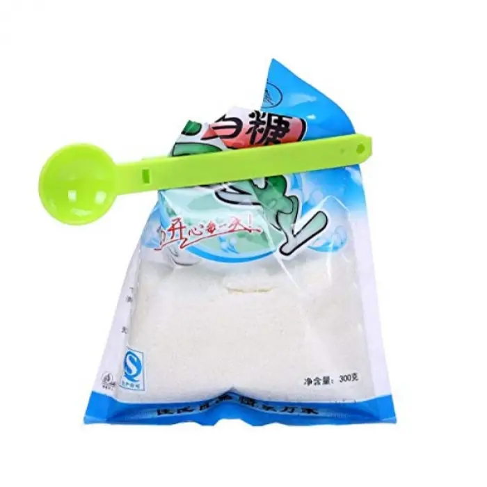 Kullanıma Uygun Ölçme Kaşıklı Poşet Klipsi 3lü Paket