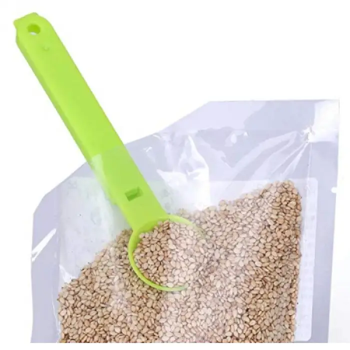 Kullanıma Uygun Ölçme Kaşıklı Poşet Klipsi 3lü Paket