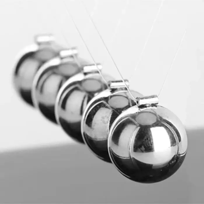 Metal Orta Boy Newton Balans Denge Topları