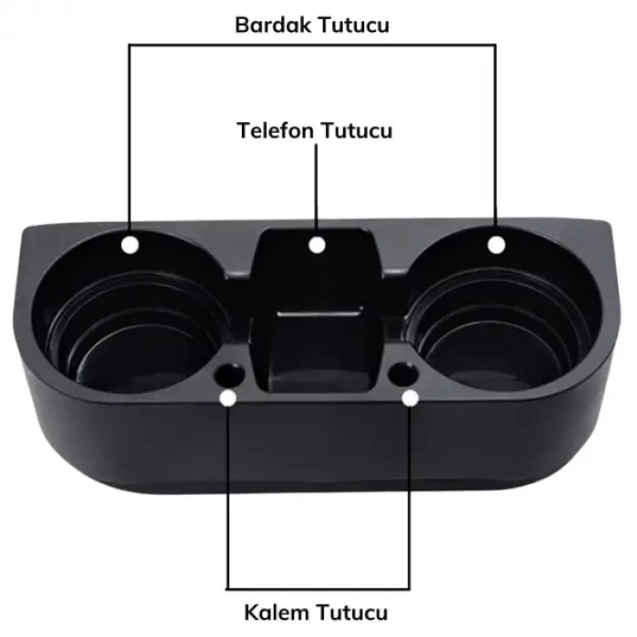 Bardak Oto Koltuk Yanı Tutucu Organizer