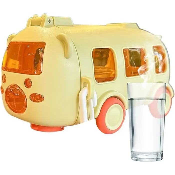 500 ml Kullanıma Uygun Otobüs Şeklinde Su Matarası