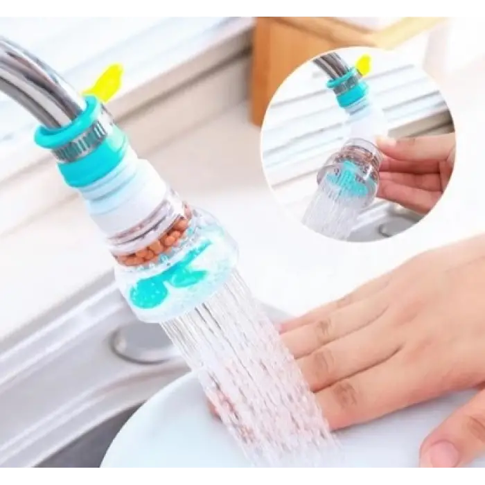 Kullanıma Uygun Oynar Başlıklı Pervaneli Taşlı Musluk Başlığı