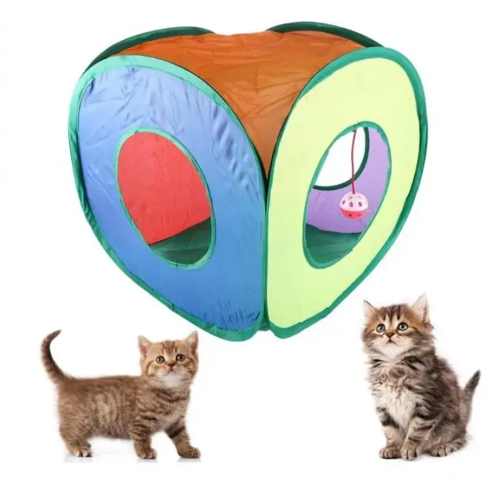 Kullanıma Uygun Oyuncak Toplu Kedi Oyun Tüneli