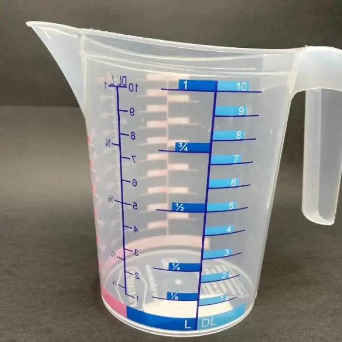 Plastik Özel Ölçü Kabı 1 Litre